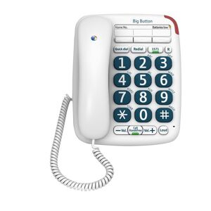BT Big Button 200 Corded Phone, White