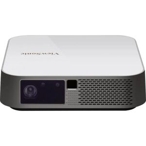 VIEWSONIC M2e Full HD Smart Home Cinema Projector, White,Silver/Grey