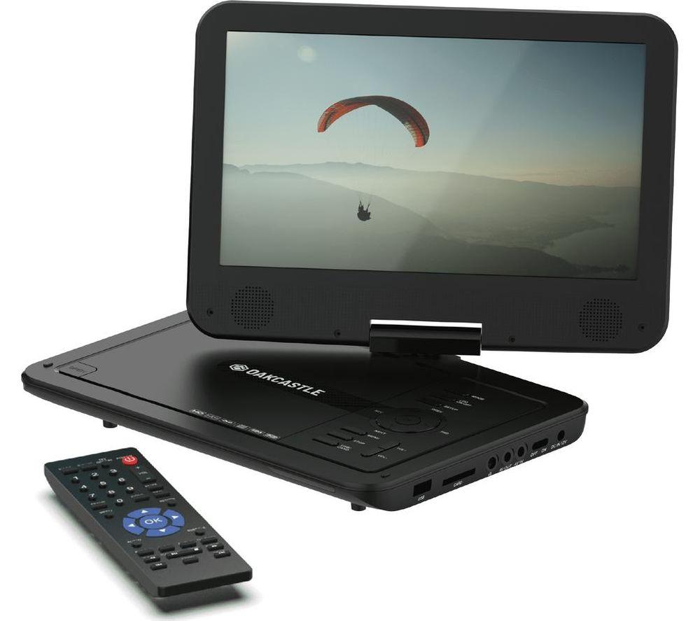 OAKCASTLE DVD175 Portable DVD Player - Black, Black