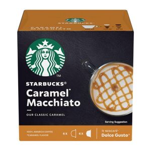 STARBUCKS Dolce Gusto Caramel Macchiato Coffee Pods - Pack of 12