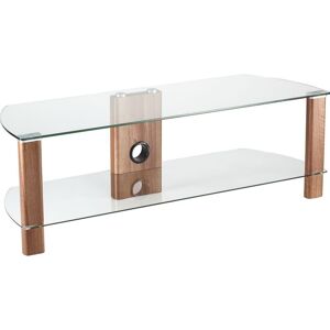 Alphason Century 1200 TV Stand - Walnut, Clear,Brown