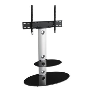 AVF Lugano FSL800LUS TV Stand with Bracket - Silver, Silver/Grey