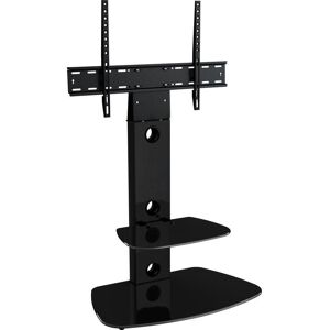 Avf Reflections Lucerne FSL700LUCB 700 mm TV Stand with Bracket - Black, Black