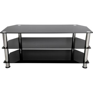 AVF SDC1140 TV Stand - Black & Chrome, Black