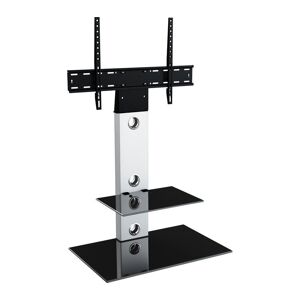 AVF Lesina FSL700LES TV Stand with Bracket - Silver & Black, Silver/Grey,Black