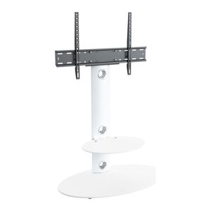 AVF Lugano FSL800LUSWW 800 mm TV Stand with Bracket - White, White