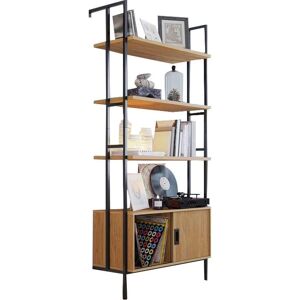 TEKNIK Hythe 5426436 Wall-Mounted Bookcase - Serene Walnut