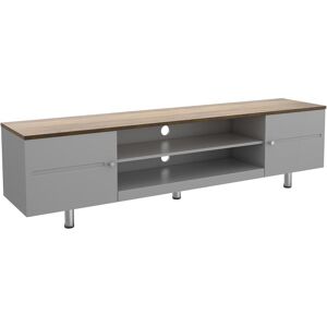 AVF Whitesands FS1900WSSG 1900 mm TV Stand - Grey & Rustic Wood, Silver/Grey