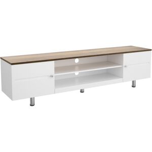 AVF Whitesands FS1900WSSW 1900 mm TV Stand - White & Rustic Wood, White