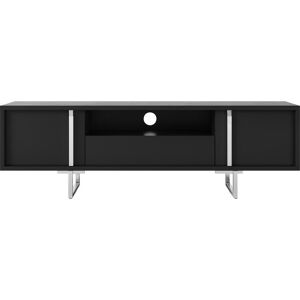 ALPHASON Gallium 1600 mm TV Stand - Black, Black