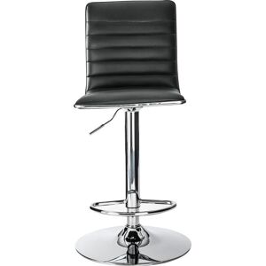 ALPHASON Colby Faux-Leather Bar Stool Chair - Black