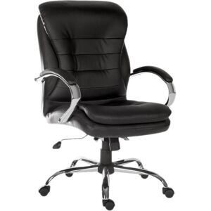 TEKNIK Goliath Light 6957 Bonded Leather Reclining Executive Office Chair - Black