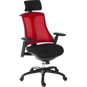 TEKNIK Rapport Mesh Executive Chair - Red & Black