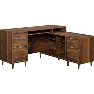 TEKNIK Clifton Place L-shaped Desk - Grand Walnut