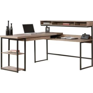 TEKNIK Streamline L-shaped Desk - Salt Oak