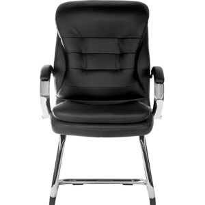 TEKNIK Goliath Light 6958 Bonded Leather Visitor Chair - Black