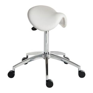 TEKNIK 6926WH Polyurethane Tilting Perch Chair - White