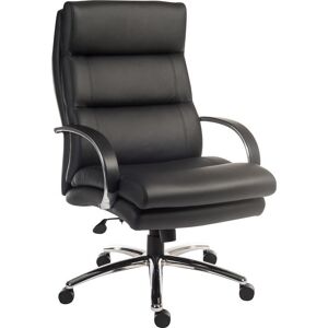 TEKNIK Samson Faux-Leather Tilting Executive Chair - Black