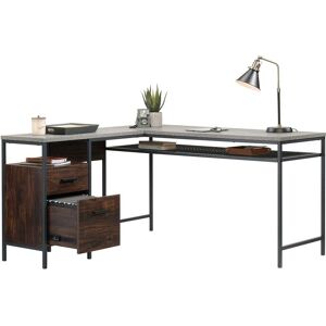 TEKNIK Market L-shaped Desk - Rich Walnut