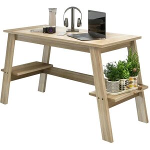 TEKNIK Baylor Trestle Desk - Sonoma Oak