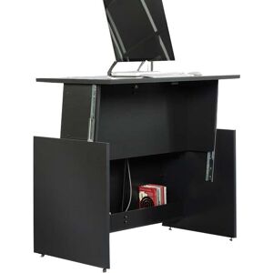 TEKNIK Vertex 5422624 Sit / Stand Desk - Bourbon Oak & Black