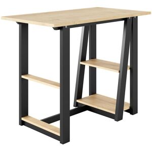 ALPHASON Penzance AW3140 Desk - Black & Oak