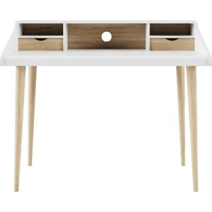ALPHASON Yeovil AW3180 Desk - White & Oak