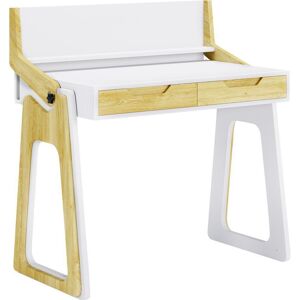 ALPHASON Palmer AW3622 Sit Stand Desk - White & Oak