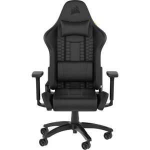 CORSAIR TC100 RELAXED Gaming Chair - Black, Black