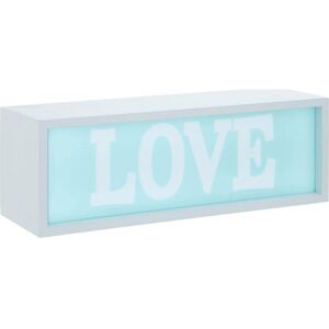 PREMIER KIDS Love LED Light Box Lamp - Blue & White