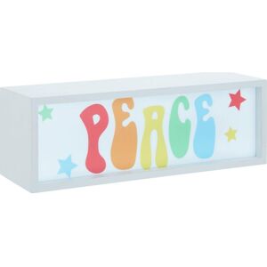 PREMIER KIDS Peace LED Light Box Lamp - Multicolour