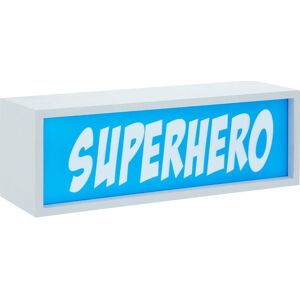 PREMIER KIDS Superhero LED Light Box Lamp - Blue & White