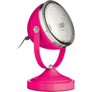 INTERIORS by Premier Spot Table Lamp - Pink & Chrome