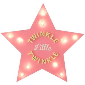 PREMIER KIDS Twinkle Twinkle LED Light Star - Pink