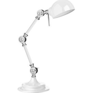 INTERIORS by Premier Library Adjustable Table Lamp - White