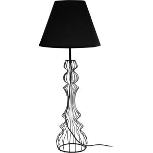 INTERIORS by Premier Chicago Table Lamp - Black