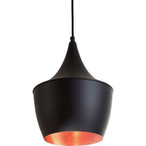 INTERIORS by Premier Penn Tent Shaped Pendant Ceiling Light - Black & Gold