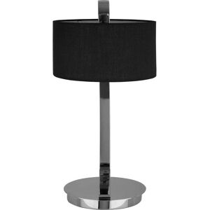 INTERIORS by Premier Leyna Table Lamp - Black & Chrome