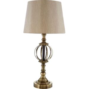 INTERIORS by Premier Jakarta Table Lamp - Brass