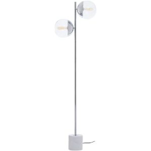 INTERIORS by Premier Revive 2 Light Floor Lamp - Chrome