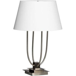 INTERIORS by Premier Regents Park Satin Table Lamp - White