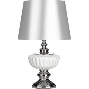 INTERIORS by Premier Luana Large Ceramic Table Lamp - White