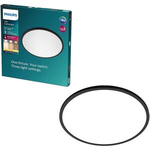 PHILIPS Superslim LED Ceiling Light - Black