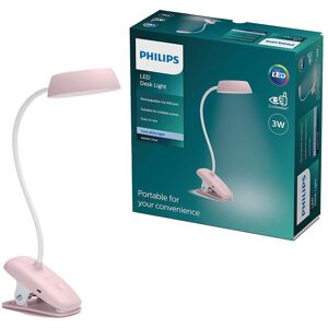 PHILIPS Donutclip DSK201 LED Desk Lamp - Pink