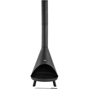 TOWER Comet T978538 Outdoor Chiminea Fire Pit - Black