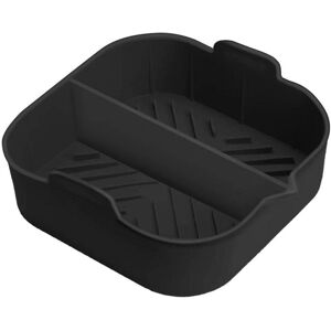 TOWER T843095 Non-stick Square Tray with Divider - Black, Black