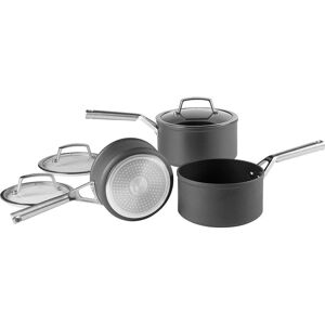 NINJA Zerostick Premium C33000UK 3-piece Nonstick Saucepan Set - Grey