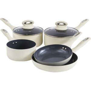 CERMALON K439CR 5-piece Non-stick Pan Set - Cream