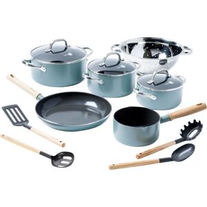 GREENPAN Mayflower CC001596-001 13-piece Non-stick Cookware Set - Blue