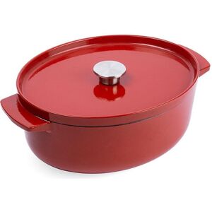 KITCHENAID Cast Iron 30 cm Oval Casserole Dish - Empire Red